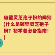 破壁灵芝孢子粉的辨别(什么是破壁灵芝孢子粉？初学者必备指南！)