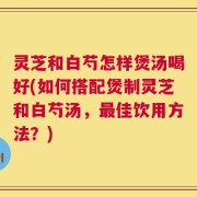 灵芝和白芍怎样煲汤喝好(如何搭配煲制灵芝和白芍汤，最佳饮用方法？)