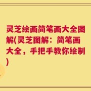 灵芝绘画简笔画大全图解(灵芝图解：简笔画大全，手把手教你绘制)