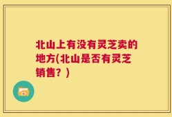 北山上有没有灵芝卖的地方(北山是否有灵芝销售？)
