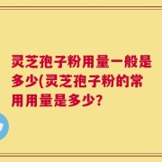 灵芝孢子粉用量一般是多少(灵芝孢子粉的常用用量是多少？