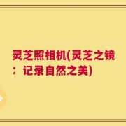 灵芝照相机(灵芝之镜：记录自然之美)