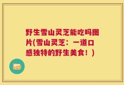 野生雪山灵芝能吃吗图片(雪山灵芝：一道口感独特的野生美食！)