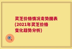 灵芝价格情况走势图表(2021年灵芝价格变化趋势分析)