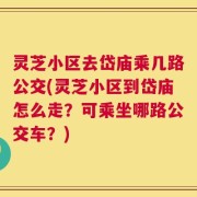 灵芝小区去岱庙乘几路公交(灵芝小区到岱庙怎么走？可乘坐哪路公交车？)