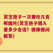 灵芝孢子一次要吃几克呢图片(灵芝孢子摄入量多少合适？健康提问解答)