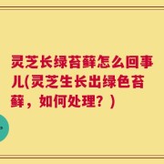 灵芝长绿苔藓怎么回事儿(灵芝生长出绿色苔藓，如何处理？)