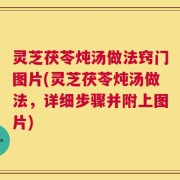 灵芝茯苓炖汤做法窍门图片(灵芝茯苓炖汤做法，详细步骤并附上图片)