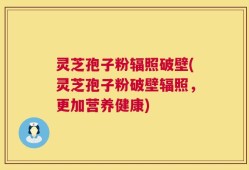 灵芝孢子粉辐照破壁(灵芝孢子粉破壁辐照，更加营养健康)