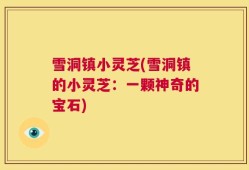 雪洞镇小灵芝(雪洞镇的小灵芝：一颗神奇的宝石)
