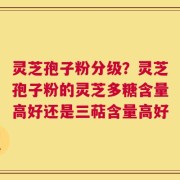 灵芝孢子粉分级？灵芝孢子粉的灵芝多糖含量高好还是三萜含量高好