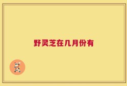 野灵芝在几月份有