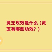 灵芝攻效是什么 (灵芝有哪些功效？)