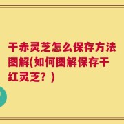 干赤灵芝怎么保存方法图解(如何图解保存干红灵芝？)