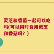 灵芝和香菌一起可以吃吗(可以同时食用灵芝和香菇吗？)