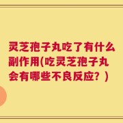 灵芝孢子丸吃了有什么副作用(吃灵芝孢子丸会有哪些不良反应？)