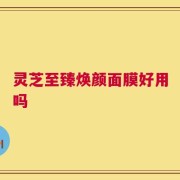 灵芝至臻焕颜面膜好用吗