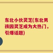 东北小伙灵芝(东北男孩因灵芝成为大热门，引爆话题)