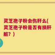 灵芝孢子粉会伤肝么(灵芝孢子粉是否有损肝脏？)
