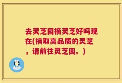 去灵芝园摘灵芝好吗现在(摘取高品质的灵芝，请前往灵芝园。)