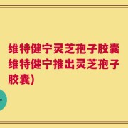 维特健宁灵芝孢子胶囊维特健宁推出灵芝孢子胶囊)