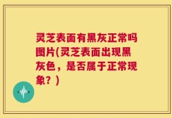 灵芝表面有黑灰正常吗图片(灵芝表面出现黑灰色，是否属于正常现象？)