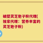 破壁灵芝狍子粉代理(独家代理：营养丰富的灵芝狍子粉)