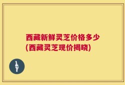 西藏新鲜灵芝价格多少(西藏灵芝现价揭晓)