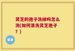 灵芝的孢子洗掉吗怎么洗(如何清洗灵芝孢子？)