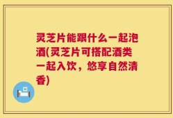 灵芝片能跟什么一起泡酒(灵芝片可搭配酒类一起入饮，悠享自然清香)