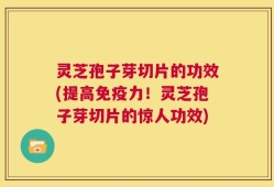 灵芝孢子芽切片的功效(提高免疫力！灵芝孢子芽切片的惊人功效)