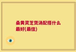 桑黄灵芝煲汤配搭什么最好(最佳)