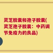 灵芝胶囊和孢子胶囊(灵芝孢子胶囊：中药调节免疫力的良品)