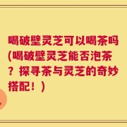 喝破壁灵芝可以喝茶吗(喝破壁灵芝能否泡茶？探寻茶与灵芝的奇妙搭配！)