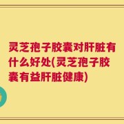 灵芝孢子胶囊对肝脏有什么好处(灵芝孢子胶囊有益肝脏健康)