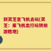 到灵芝坐飞机去玩(灵芝：乘飞机出行玩转旅游胜地)