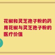 花椒和灵芝孢子粉的药用花椒与灵芝孢子粉的医疗价值