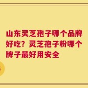 山东灵芝孢子哪个品牌好吃？灵芝孢子粉哪个牌子最好用安全