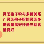 灵芝孢子粉与多糖关系？灵芝孢子粉的灵芝多糖含量高好还是三萜含量高好