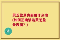 灵芝盆景表面用什么擦(如何正确清洁灵芝盆景表面？)