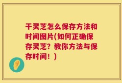 干灵芝怎么保存方法和时间图片(如何正确保存灵芝？教你方法与保存时间！)
