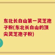 东北长白山第一灵芝孢子粉(东北长白山的顶尖灵芝孢子粉)
