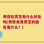 男性吃灵芝有什么好处吗(男性食用灵芝的益处是什么？)