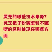 灵芝的破壁技术来源？灵芝袍子粉破壁和不破壁的区别体现在哪些方面