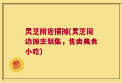 灵芝附近摆摊(灵芝周边摊主聚集，售卖美食小吃)