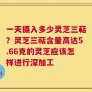 一天摄入多少灵芝三萜？灵芝三萜含量高达5.66克的灵芝应该怎样进行深加工