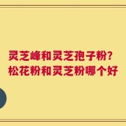 灵芝峰和灵芝孢子粉？松花粉和灵芝粉哪个好