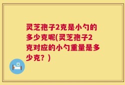 灵芝孢子2克是小勺的多少克呢(灵芝孢子2克对应的小勺重量是多少克？)
