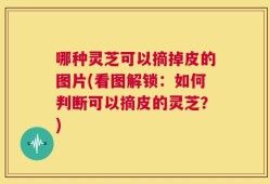 哪种灵芝可以摘掉皮的图片(看图解锁：如何判断可以摘皮的灵芝？)