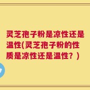灵芝孢子粉是凉性还是温性(灵芝孢子粉的性质是凉性还是温性？)